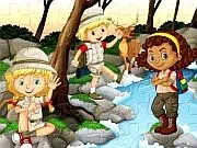 Play Camping Kids Jigsaw