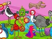 Play Cartoon Birds Differences
